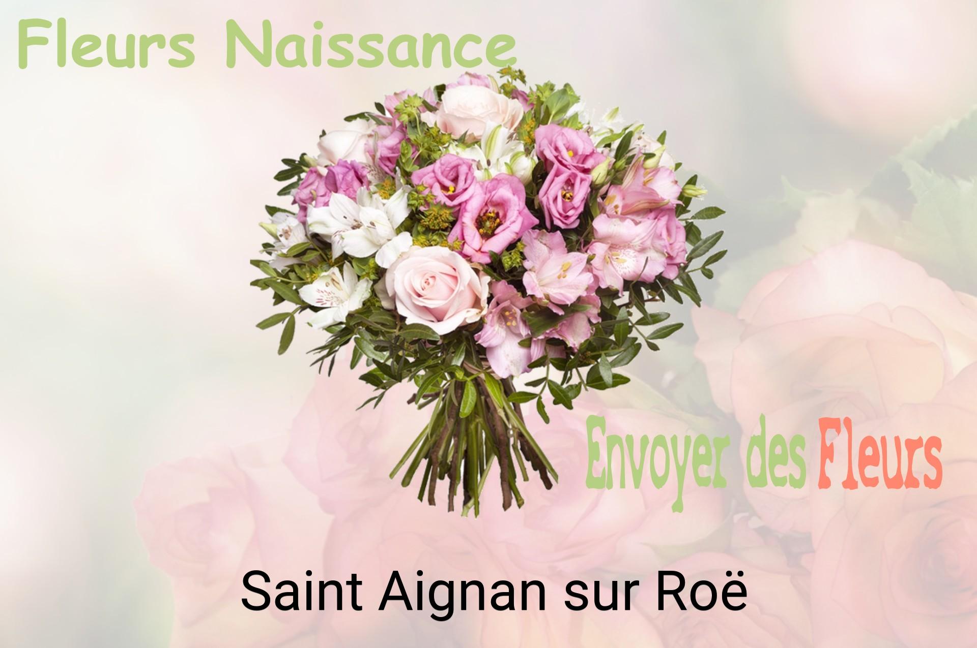 Bouquet de fleurs de naissance livré à Saint-Aignan-sur-Roë